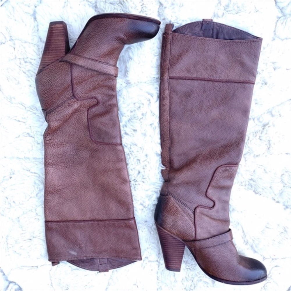 SAM EDELMAN Naharra Leather Knee High BOHO…